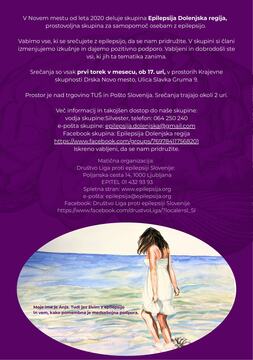 Epilepsija Dolenjska regija - november 2025